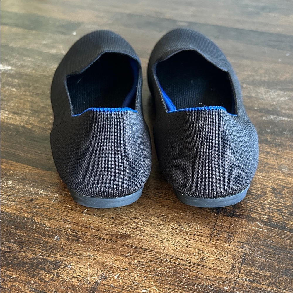 Rothy's Black and Blue Knit Loafers - Picture 3 of 7